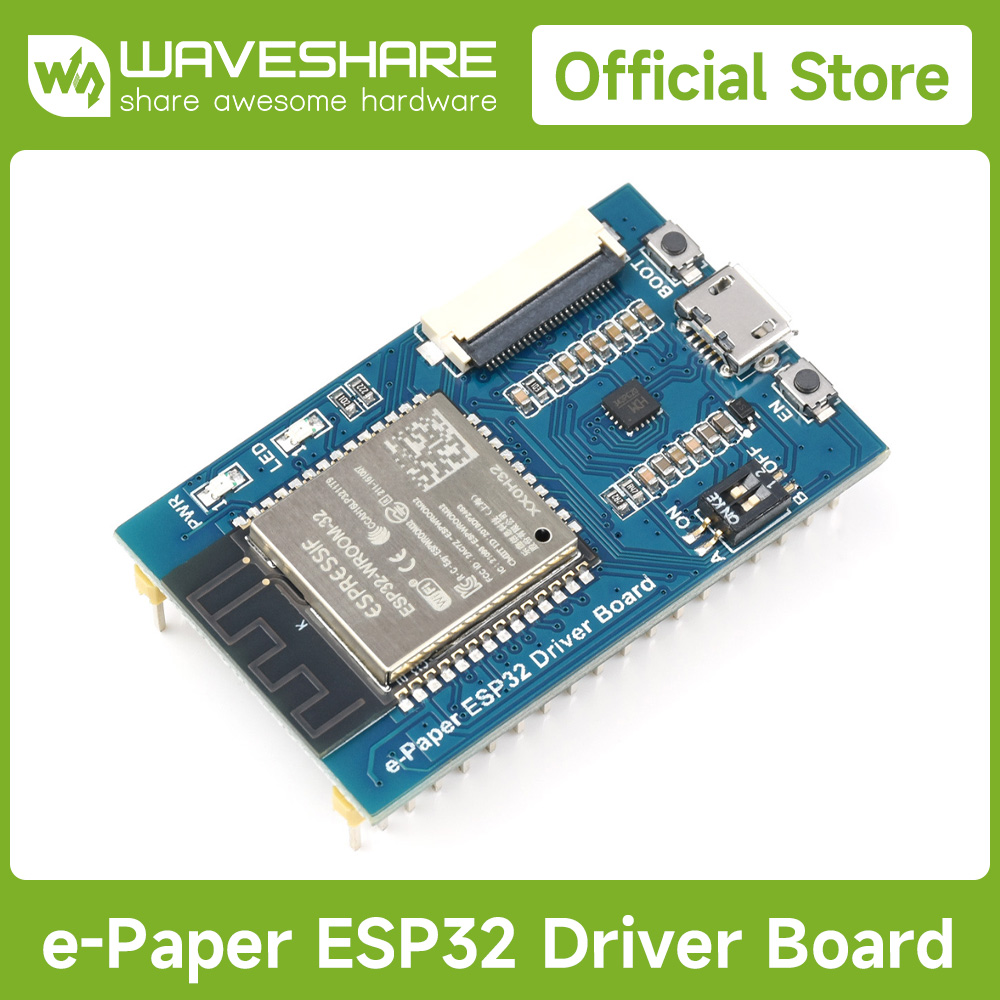 Display Epaper 2.9 - Płytka sterownika e-Paper Waveshare ESP32 do