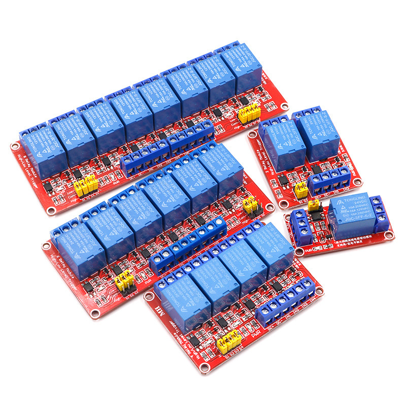 Moduł przekaźnikowy 1/2/4/8-ka – Relay 8 Channel Board recenzja i cena