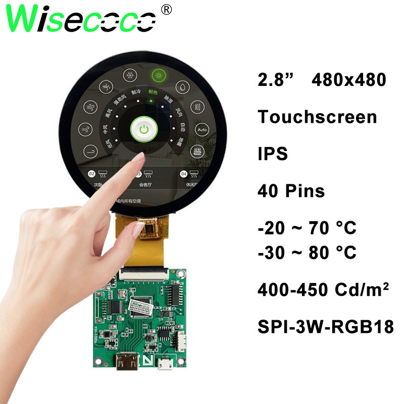 Okrągły ekran dotykowy 2.8 Cal – Home Automation Raspberry Pi recenzja i cena