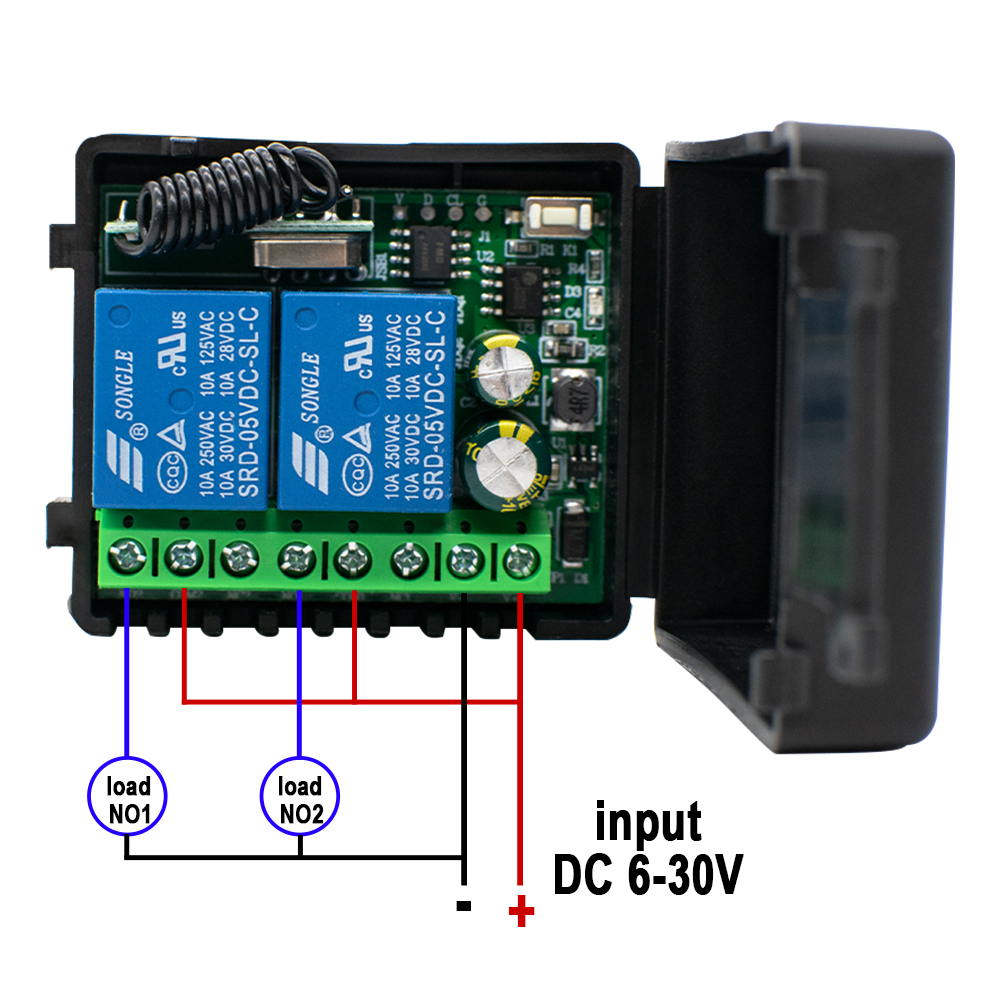 12V 24V 433Mhz RF Siłownik Ste – 433Mhz Receiver Module recenzja i cena