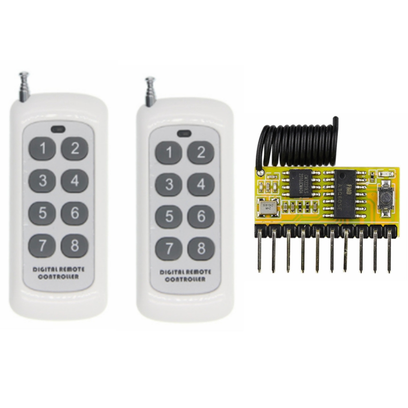 433 MHz DC3V ~ 5 V 8-kanałowy  – 433Mhz Receiver Module recenzja i cena