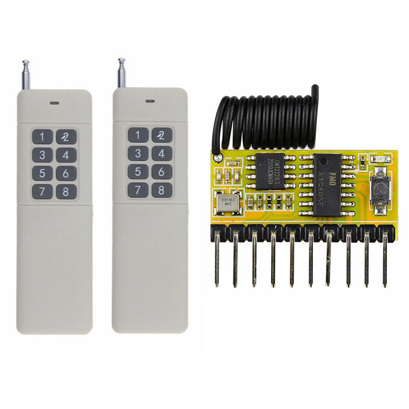 433 MHz DC3V ~ 5 V 8-kanałowy  – 433Mhz Receiver Module recenzja i cena
