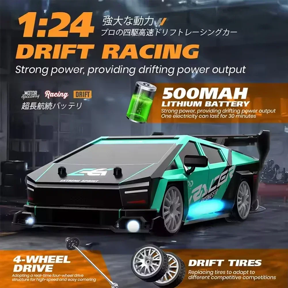 Samochód RC do driftu 1/24 4WD – Home Automation Tutorial recenzja i cena